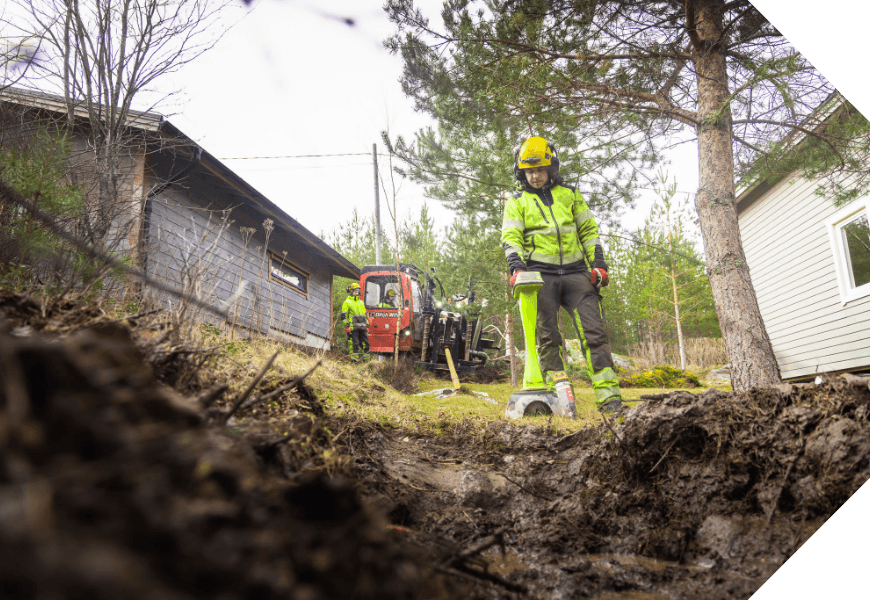 Styrd borrning på plats
